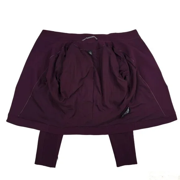 WHBM Stitched Shoulder Open Front Semi-Cropped Moto Blazer Skirt Set Size 10 - Picture 9 of 16